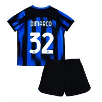 Dres Inter Milan Federico Dimarco #32 Domáci pre deti 2023-24 Krátky Rukáv (+ trenírky)